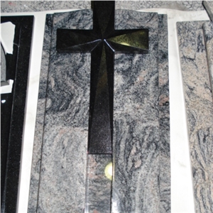 Water Resistance Cemetery Granite Cross Headstone