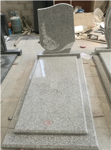 White Granite Engraved Tombstones