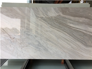 White Stripes Marble Stone