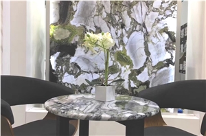 China Ice Green Decoration Marble Slab for Design