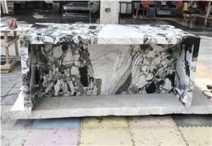 China Ice Green Decoration Marble Slab for Design