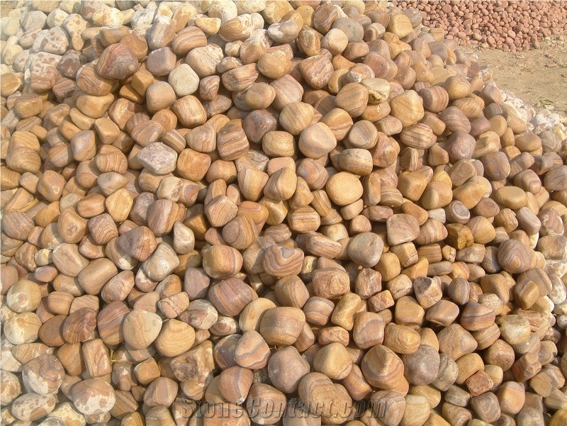Indian Rainbow Sandstone Pebbles