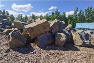 Mongolia Absolute Black Basalt Blocks Supplier