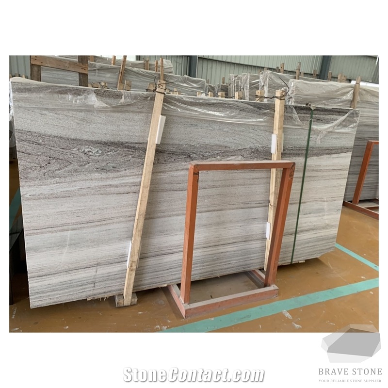 Crystal Wood Grain Marble Tiles and Slabs