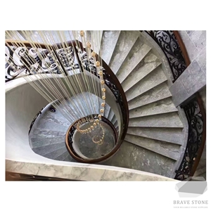 Italian Grey Marble Stair / Step