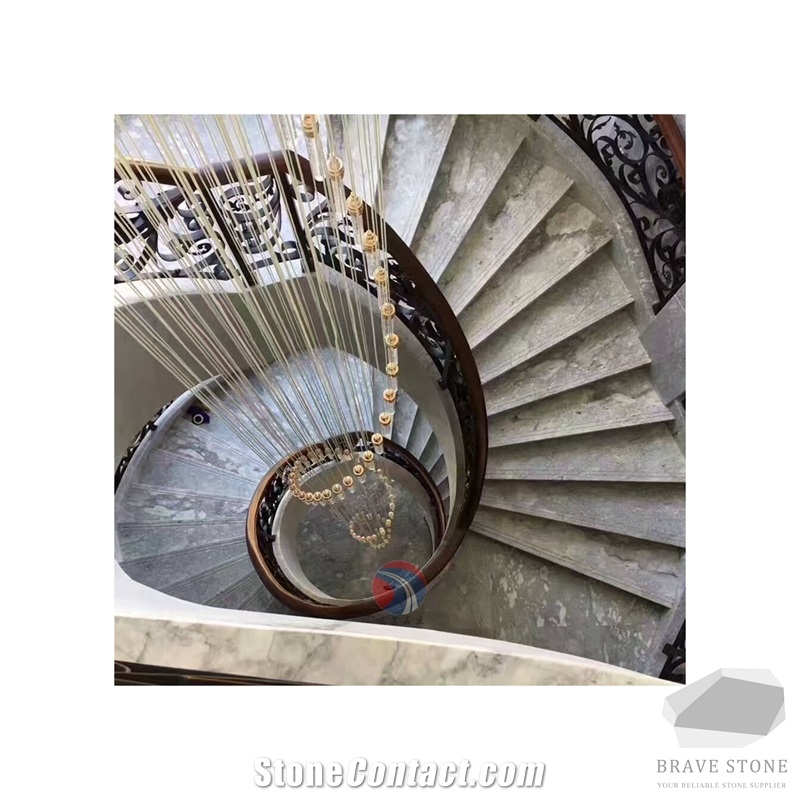 Italian Grey Marble Stair / Step