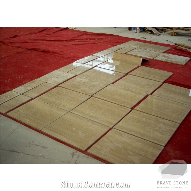 Italy Wood Grain Marble Tiles and Slabs