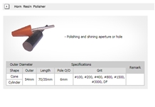 Horn Resin Polisher Sculpturing Tools