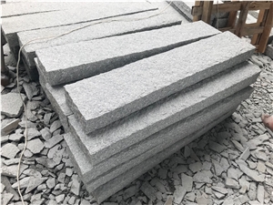 G603 Grey Granite Fine Pineappled Kerbstone