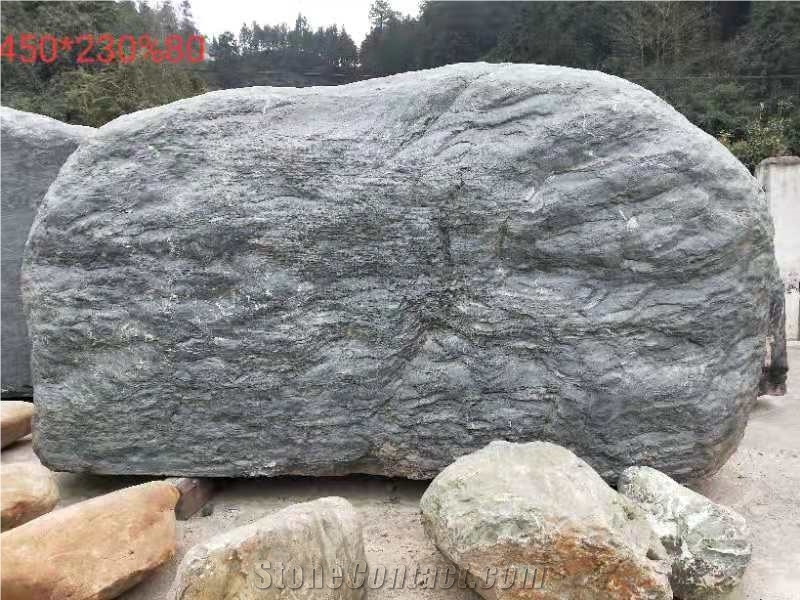 China Dragon Green Marble Landscape Stone Design