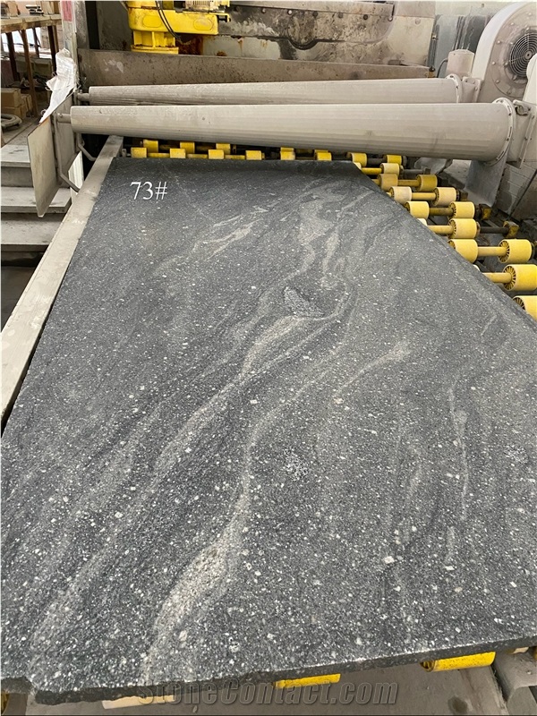 Grey Veins Granite Slab Leather Finish from China