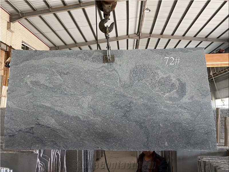 Grey Veins Granite Slab Leather Finish from China