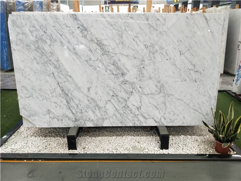 Italy Carrara White Marble Slab Bookmatch