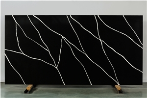 Black Calacatta / Cararra Quartz Slab
