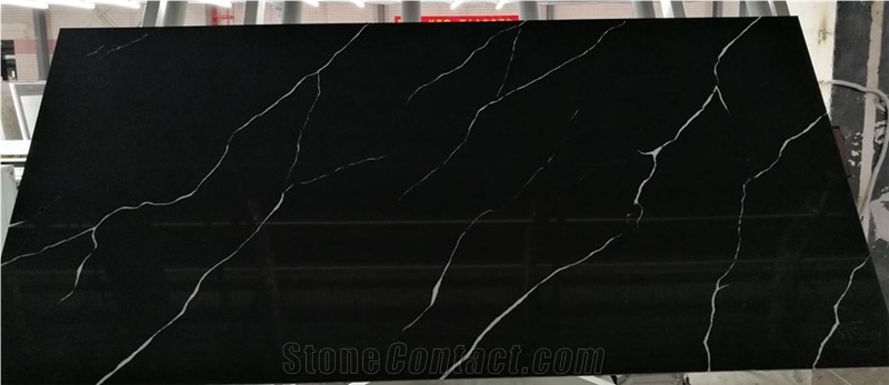Carrara Quartz Stone Kitchen Countertop