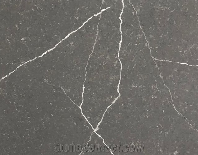 Grey Calacatta Quartz Stone