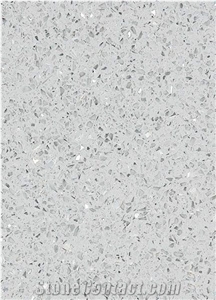 Monochrome Polished Surface Quartz Stone