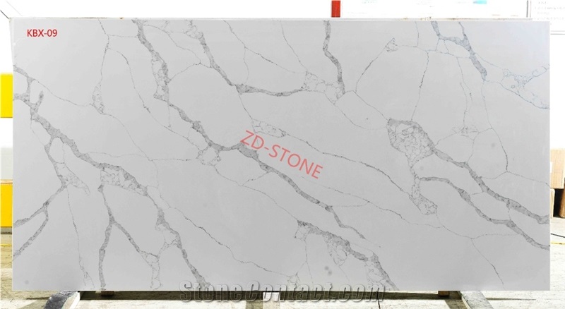 Polished Sparking White Carrara Quartz Stone