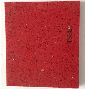 Red Monochrome Quartz Stone