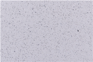 Zd-1211 Ash White Monochrome Quartz Stone Slab