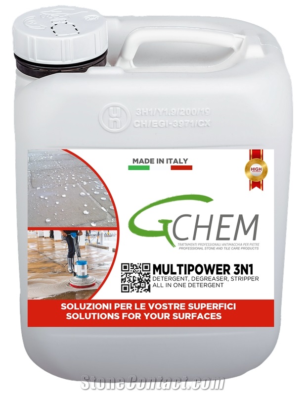 Multipower 3N1 - Alkaline Based Detergent For Stone