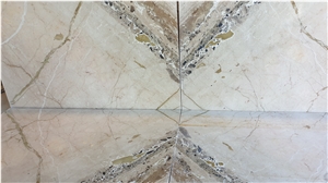 Breccia Champagne Marble Block, Italy Beige Marble