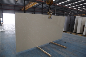 Anna Beige Color Artificial Marble Tiles and Slabs