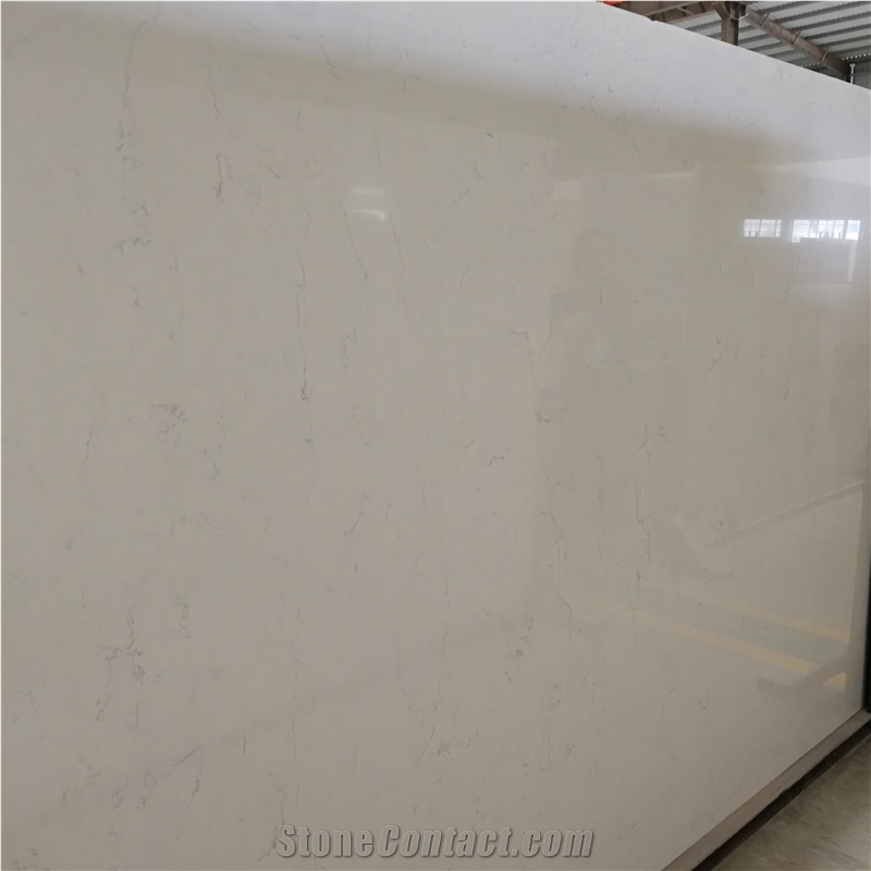Artificial Carrara White Stone Slab Solid Surface