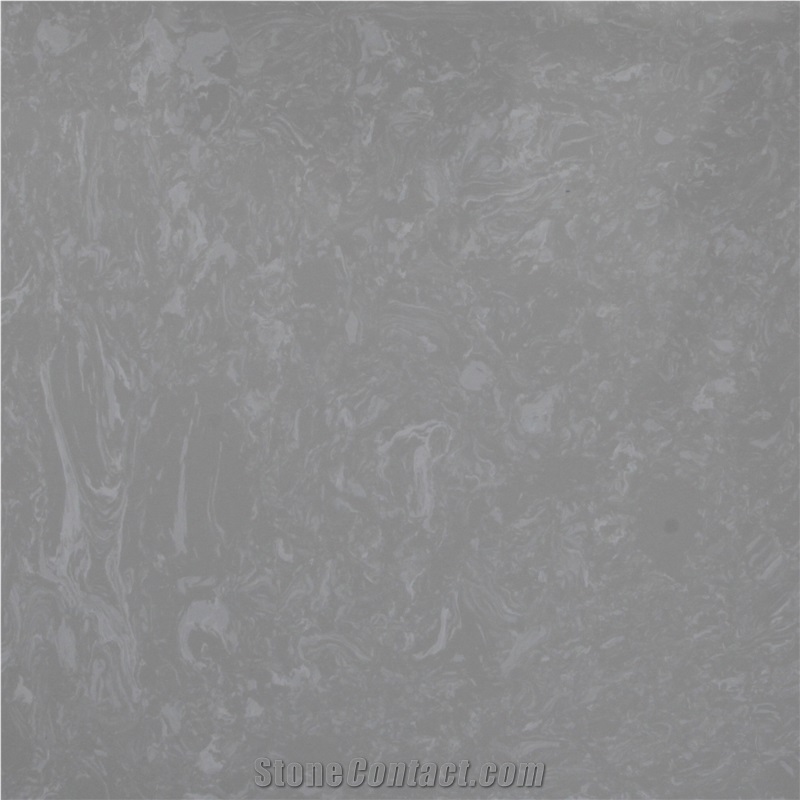 Artificial Stone Grey Marble Slab Tile for Vanity Top