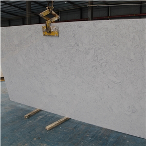 Artificial Stone Slab Carrara White Marble Solid
