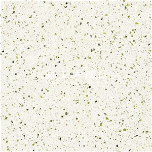 Green Marble Aggregate Terrazzo Floor Tile Hwn608