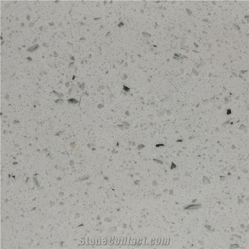 Silver White Marble Artificial Solid Surface Slab
