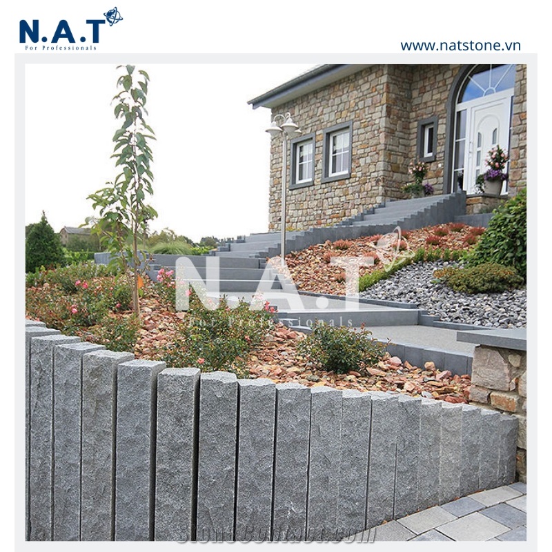 Vietnam Grey Granite Palisade For Garden
