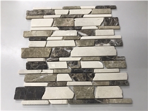 Brick Tumbled Mosaic Tile