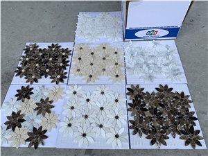 Flower Shape Mosaic Tile