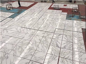 Bianco Calacatta White Marble Floor Tiles Hotel Choice