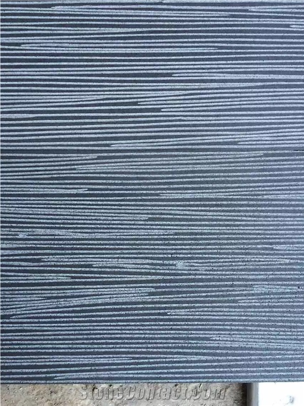 China Blue Stone Chiseled Floor Tiles Exterior