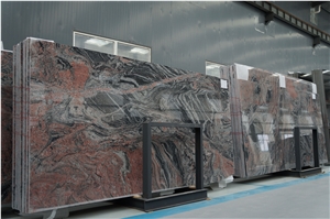 China Spray Red Granite Factory Grey Slab, Tile