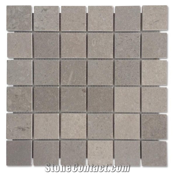 Cinderella Grey Marble Mosaic Floor Pattern Tile