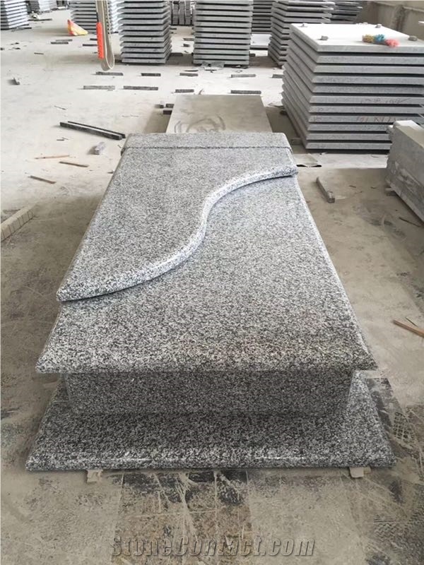 G603 Grey Granite Monolith Moument, Padang Light Sesame Gray Tombstone