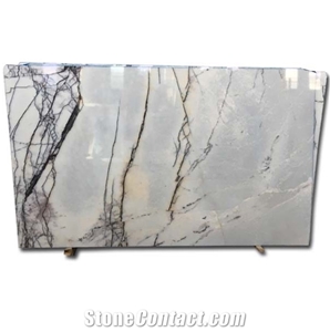 Milas Lilac Dark Marble Slab Glossy Polished Tile