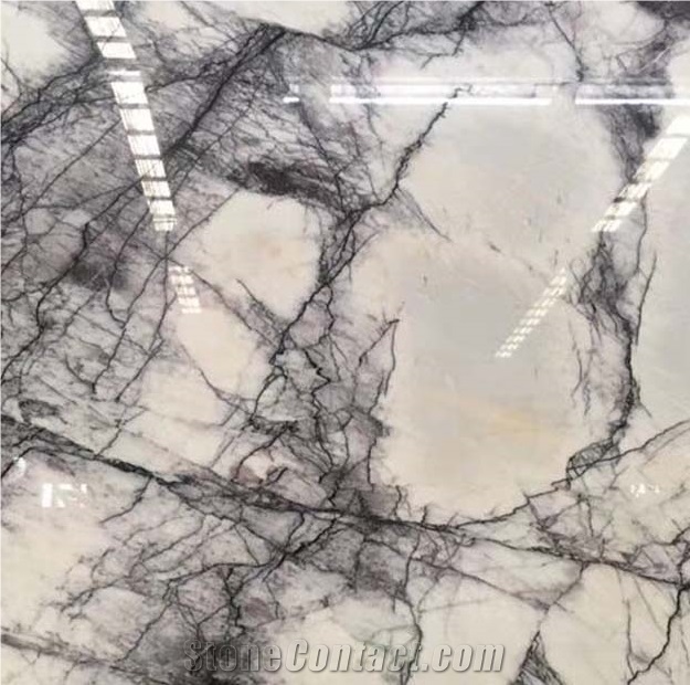 Milas Liliac Tuekey Marble Slab, Living Room Floor Tile