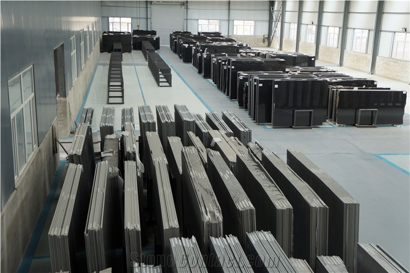 New Absoluto Shanxi Black China Granite Factory Slab Polished