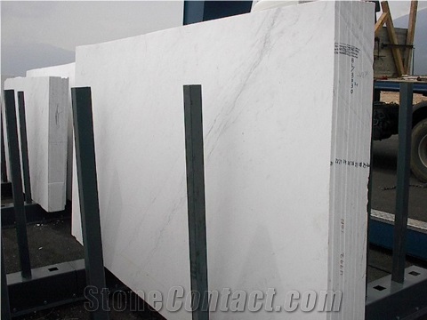 New Ariston White Marble Slab, Bianco Shangri-La Marble Tile