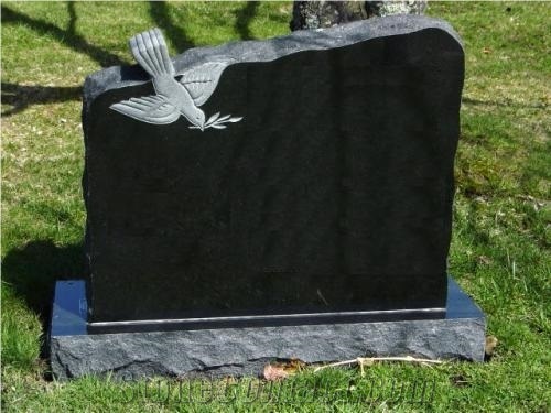 Shanxi Black Granite Cross Tombstone,Headstone,Gravestone