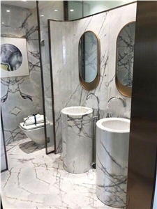 Turkey Milas Lilac Vein Marble Bathroom Vanity Top