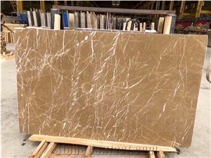 Kozo Brown Marble Floor Tile, China Milky Emperador Marble