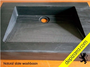 Natural Slate Sink, Black Slate Wash Basin