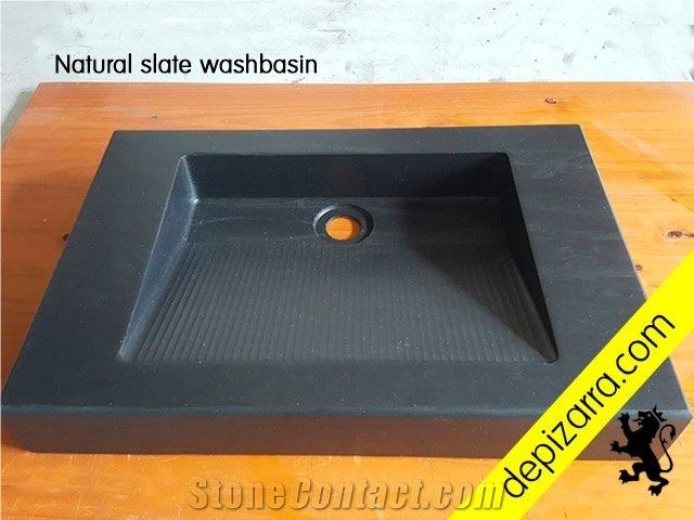 Natural Slate Sink, Black Slate Wash Basin
