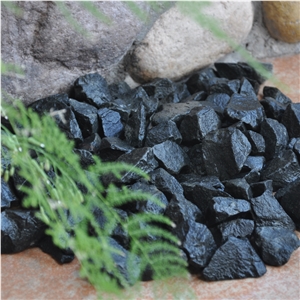 Good Quality Gs-008 Basalt Black Gravel Stone